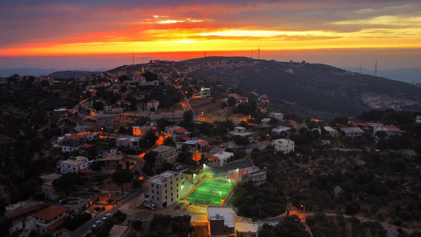 Assia Above with sunset